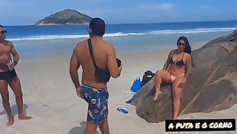 Photographer Gets Caught Up In Steamy Threesome With Black People On Nudism Beach