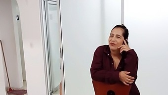Latina Mature Interrupts Stepmother'S Phone Call With Lover And Relieves Her Of Sexual Tension