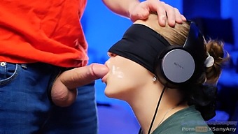 Blindfolded Teen Explores Taste With 60fps Hd Oral Pleasure