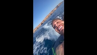 My Brazilian Buddy Gets Wildly Fucked On A Jet Ski By Chris Diamond