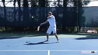 Hd Video Of A Surprise Encounter With A Tennis Coach And A Smooth Pussy