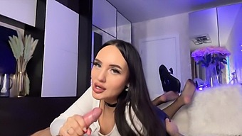 Step-Sister Gives Oral And Teaches Sex, Facial Cumshot