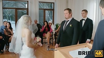 Hd Public Sex With A Stunning Blonde Bride In Stockings
