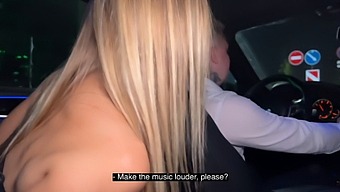 Arousing Public Encounter With A Young Californian Beauty In A Taxi