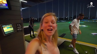 Amateur Teen Blonde Gets Her Holes Filled With Big Dick After Golf Date