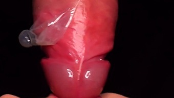 Intense Oral Scene With Condom Removal And Cum In Mouth