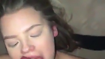 Beautiful Girlfriend'S Oral Skills Caught On Camera