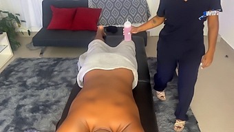 Satisfying Massage Leads To Unexpected Cumshot