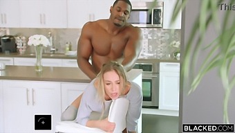 Cheating Blonde Gets Dominated By A Black Stud