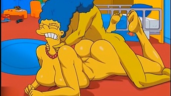 Marge'S Moans Of Ecstasy In An Anal Encounter With A Cum-Hungry Housewife In Hentai