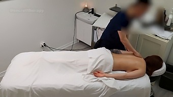 A Young Waitress Receives An Unexpected Sensual Massage From A Male Customer At A Spa